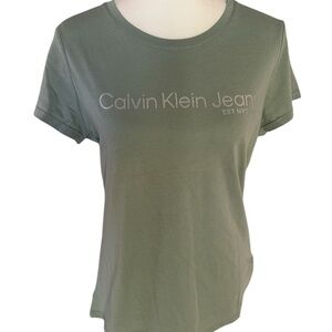 Calvin Klein Jeans Olive Short Sleeve Tee Size Medium
